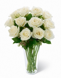 White Rose Bouquet from Parkway Florist in Pittsburgh PA